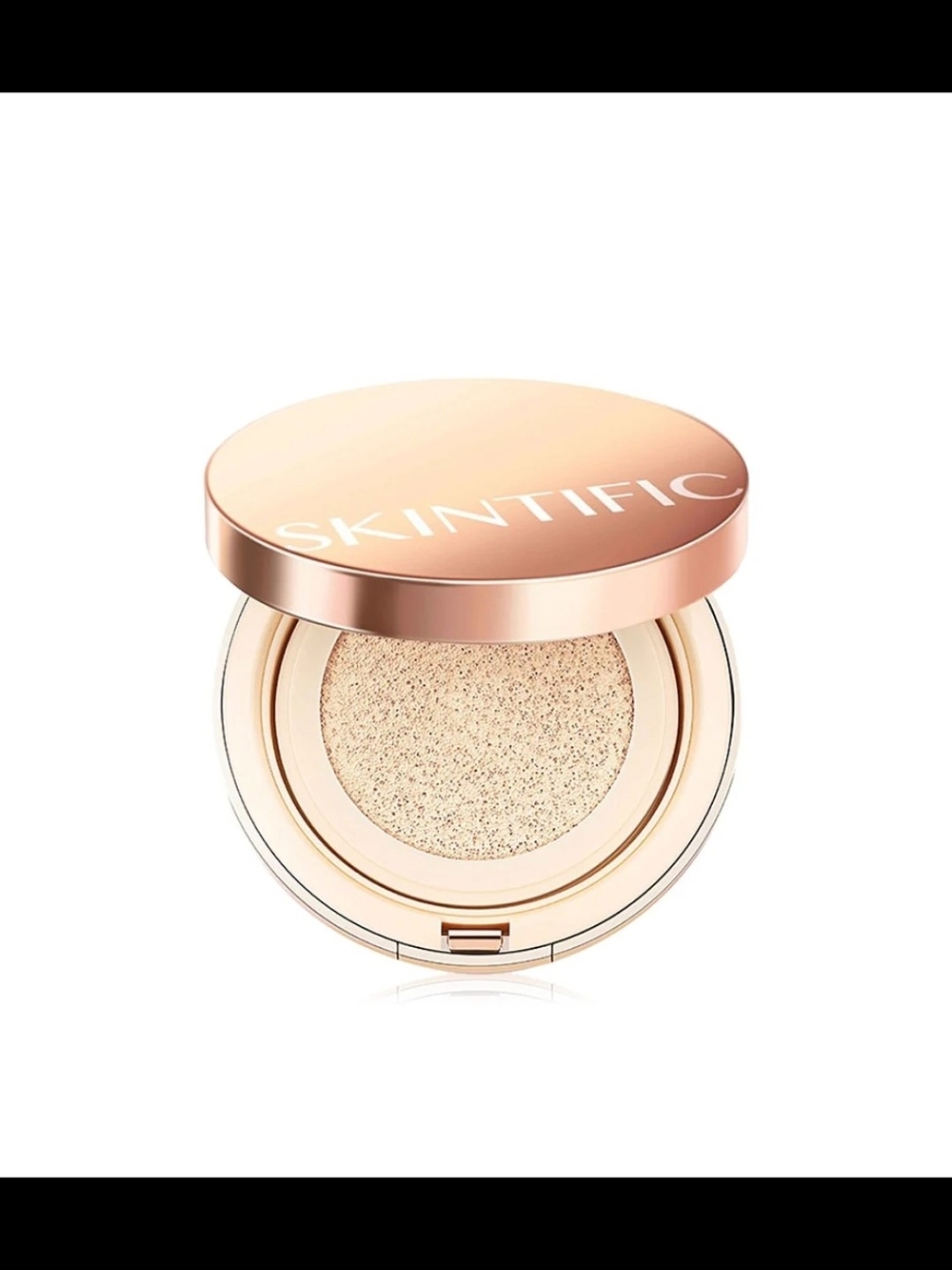 SKINTIFIC Full Coverage Cushion Foundation #0W Warm Porcelain| Satin Glow Finish - Picture 3 of 7
